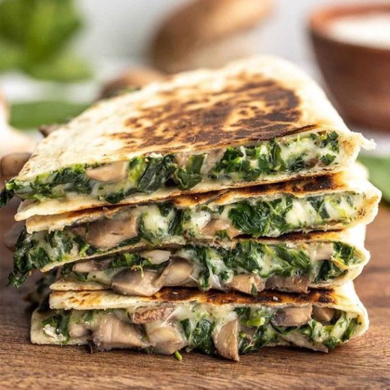 <span id="prdtsize">Cooking Kit for</span><br> Mushroom and Spinach Quesadilla