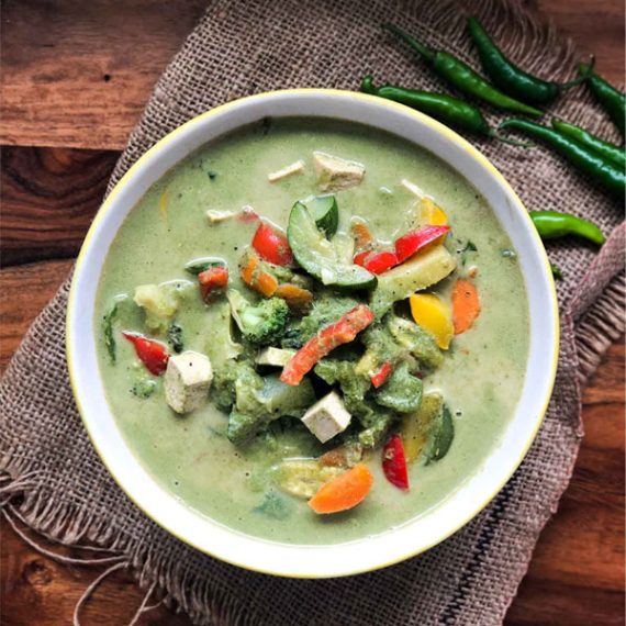 <span id="prdtsize">Cooking Kit for</span><br> Veg Thai Green Curry