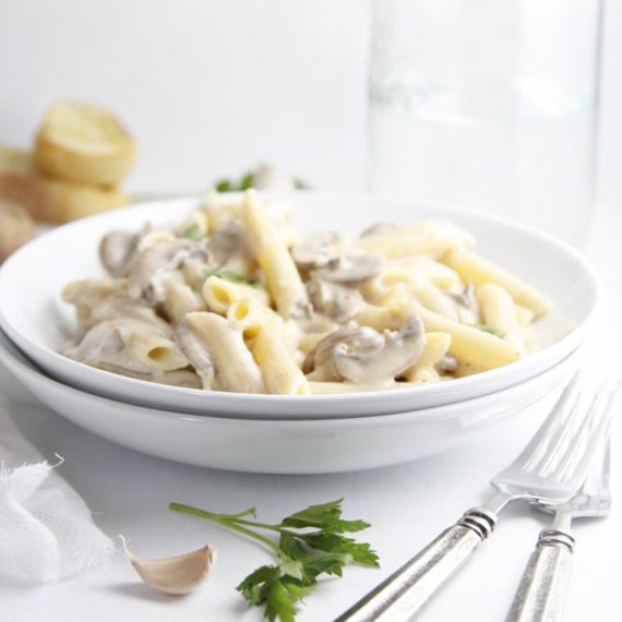 <span id="prdtsize">Cooking Kit for</span><br> White Sauce Pasta with Mushrooms