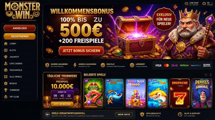 MonsterWin Casino – Bewertung MonsterWin Casino – Bewertung